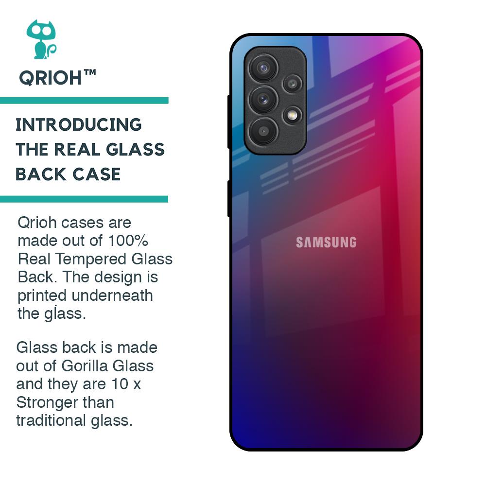 Magical Color Shade Glass Case for Samsung Galaxy M32 5G