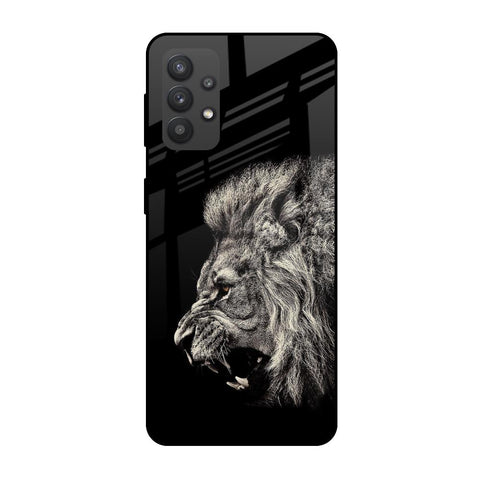 Brave Lion Samsung Galaxy M32 5G Glass Cases & Covers Online