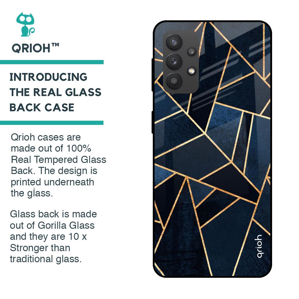 Abstract Tiles Glass case for Samsung Galaxy M32 5G