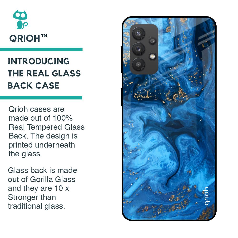 Gold Sprinkle Glass case for Samsung Galaxy M32 5G