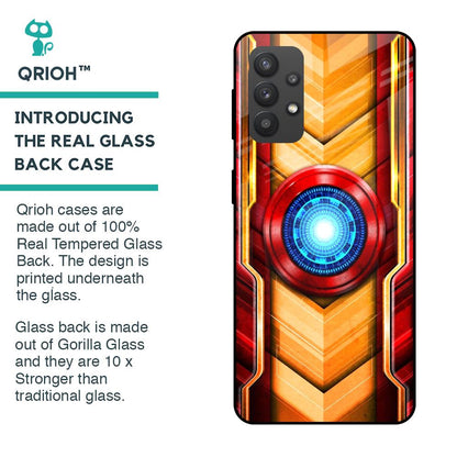 Arc Reactor Glass Case for Samsung Galaxy M32 5G