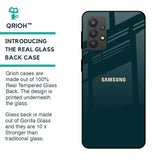 Hunter Green Glass Case For Samsung Galaxy M32 5G