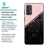 Marble Texture Pink Glass Case For Samsung Galaxy M32 5G