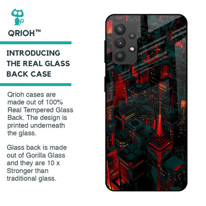 City Light Glass Case For Samsung Galaxy M32 5G