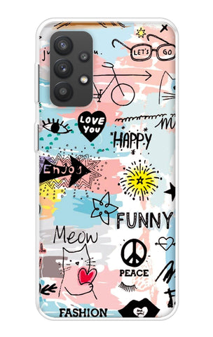 Happy Doodle Samsung Galaxy M32 5G Back Cover
