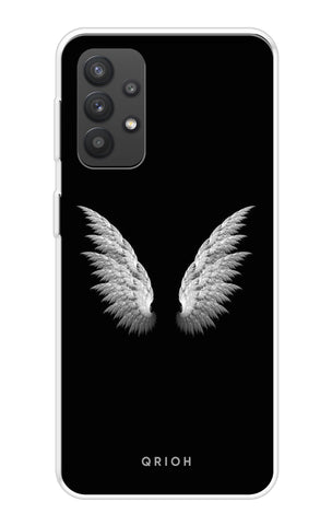White Angel Wings Samsung Galaxy M32 5G Back Cover