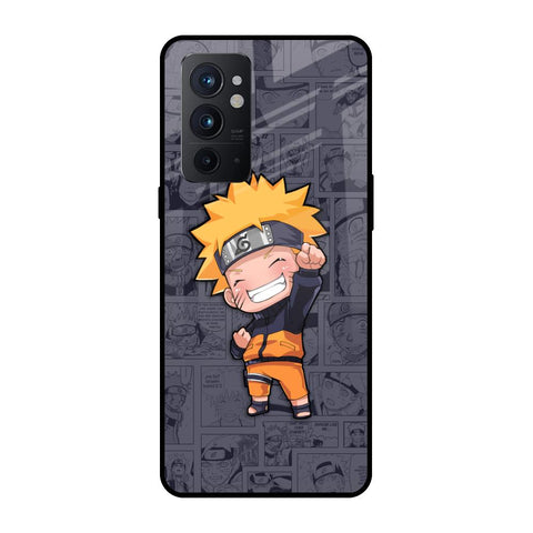 Orange Chubby OnePlus 9RT Glass Back Cover Online