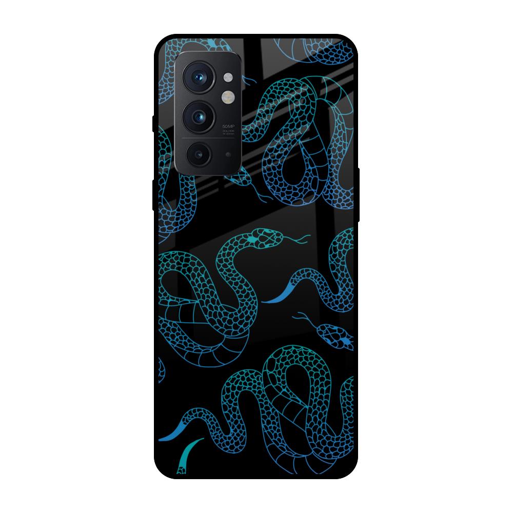 Serpentine OnePlus 9RT Glass Back Cover Online