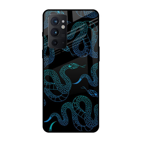 Serpentine OnePlus 9RT Glass Back Cover Online