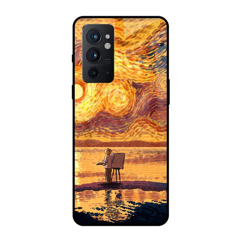 Sunset Vincent OnePlus 9RT Glass Back Cover Online