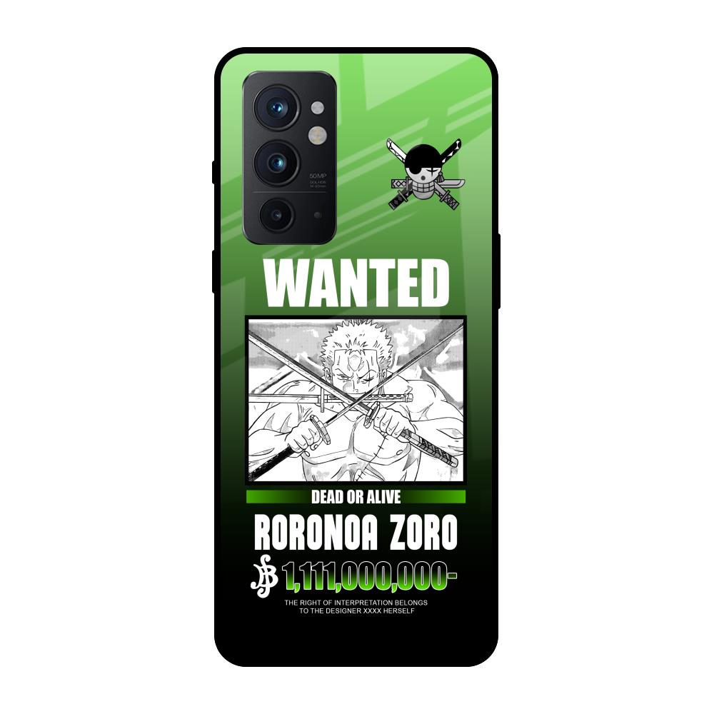 Zoro Wanted OnePlus 9RT Glass Back Cover Online