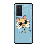 Adorable Cute Kitty OnePlus 9RT Glass Back Cover Online