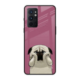 Funny Pug Face OnePlus 9RT Glass Back Cover Online