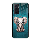 Adorable Baby Elephant OnePlus 9RT Glass Back Cover Online