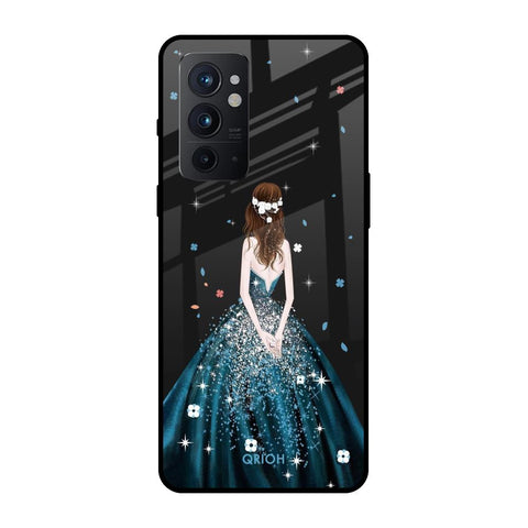 Queen Of Fashion OnePlus 9RT Glass Back Cover Online