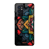 Retro Gorgeous Flower OnePlus 9RT Glass Back Cover Online
