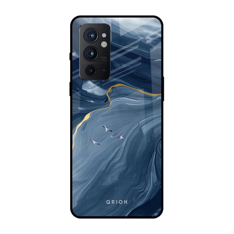 Deep Ocean Marble OnePlus 9RT Glass Back Cover Online