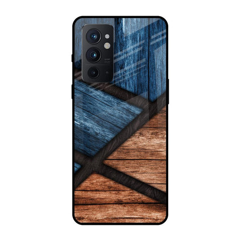 Wooden Tiles OnePlus 9RT Glass Back Cover Online