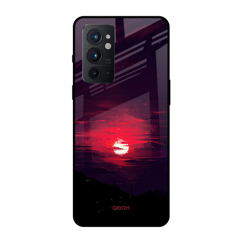 Morning Red Sky OnePlus 9RT Glass Cases & Covers Online