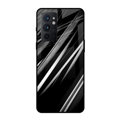 Black & Grey Gradient OnePlus 9RT Glass Cases & Covers Online