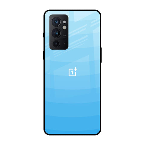 Wavy Blue Pattern OnePlus 9RT Glass Back Cover Online