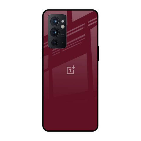 Classic Burgundy OnePlus 9RT Glass Back Cover Online