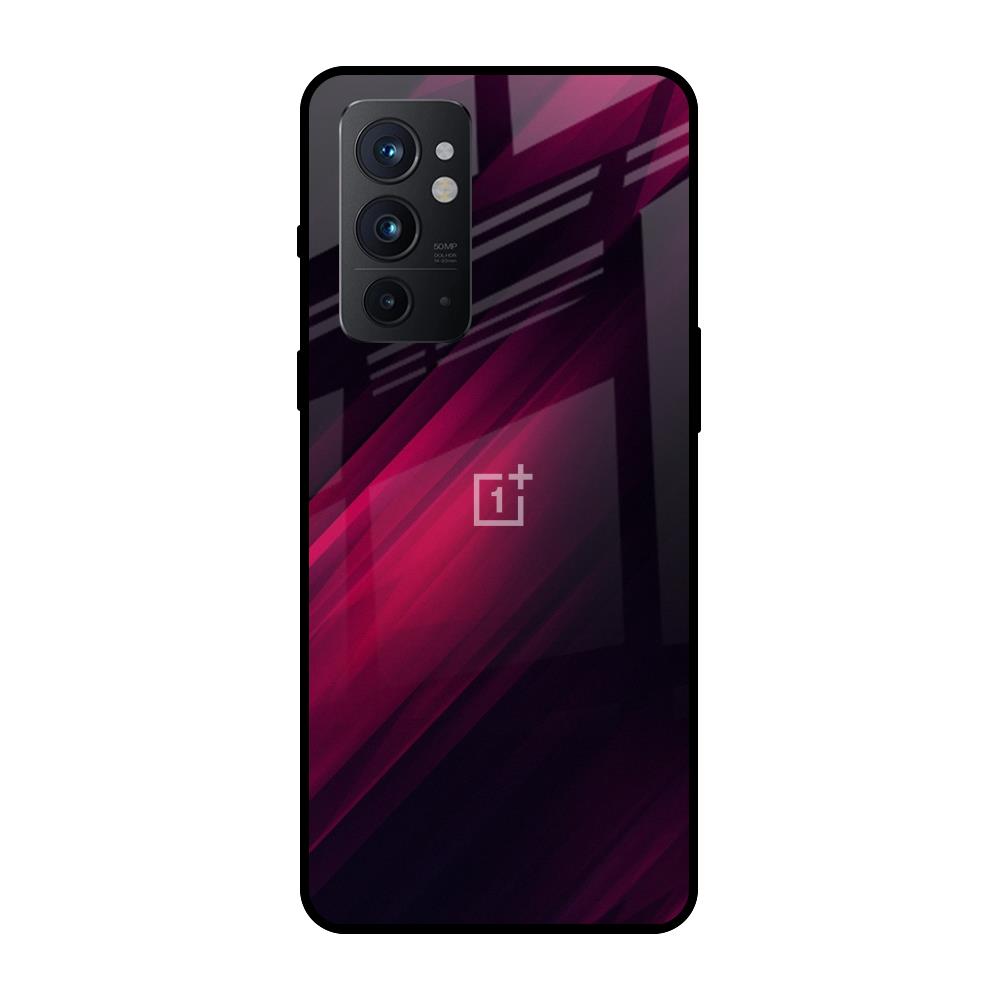 Razor Black OnePlus 9RT Glass Back Cover Online