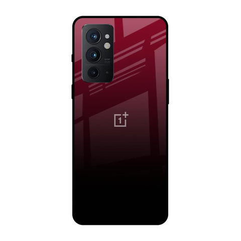 Wine Red OnePlus 9RT Glass Back Cover Online