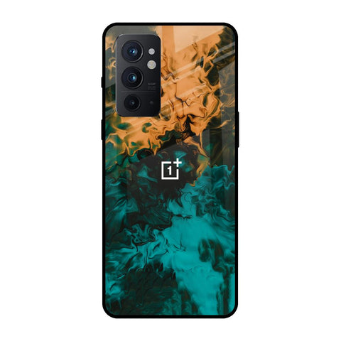 Watercolor Wave OnePlus 9RT Glass Back Cover Online