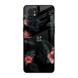 Tropical Art Flower OnePlus 9RT Glass Back Cover Online