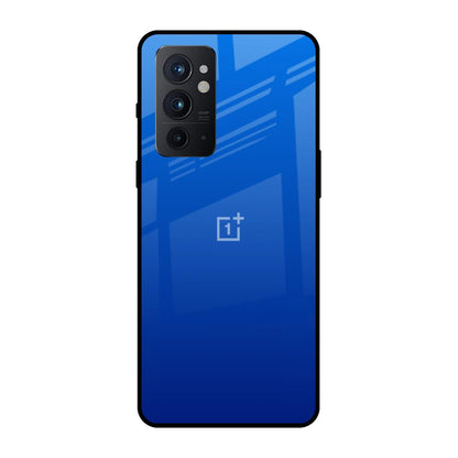 Egyptian Blue OnePlus 9RT Glass Back Cover Online