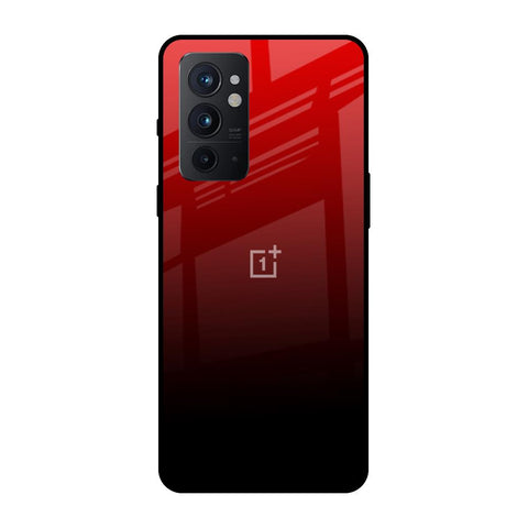 Maroon Faded OnePlus 9RT Glass Back Cover Online
