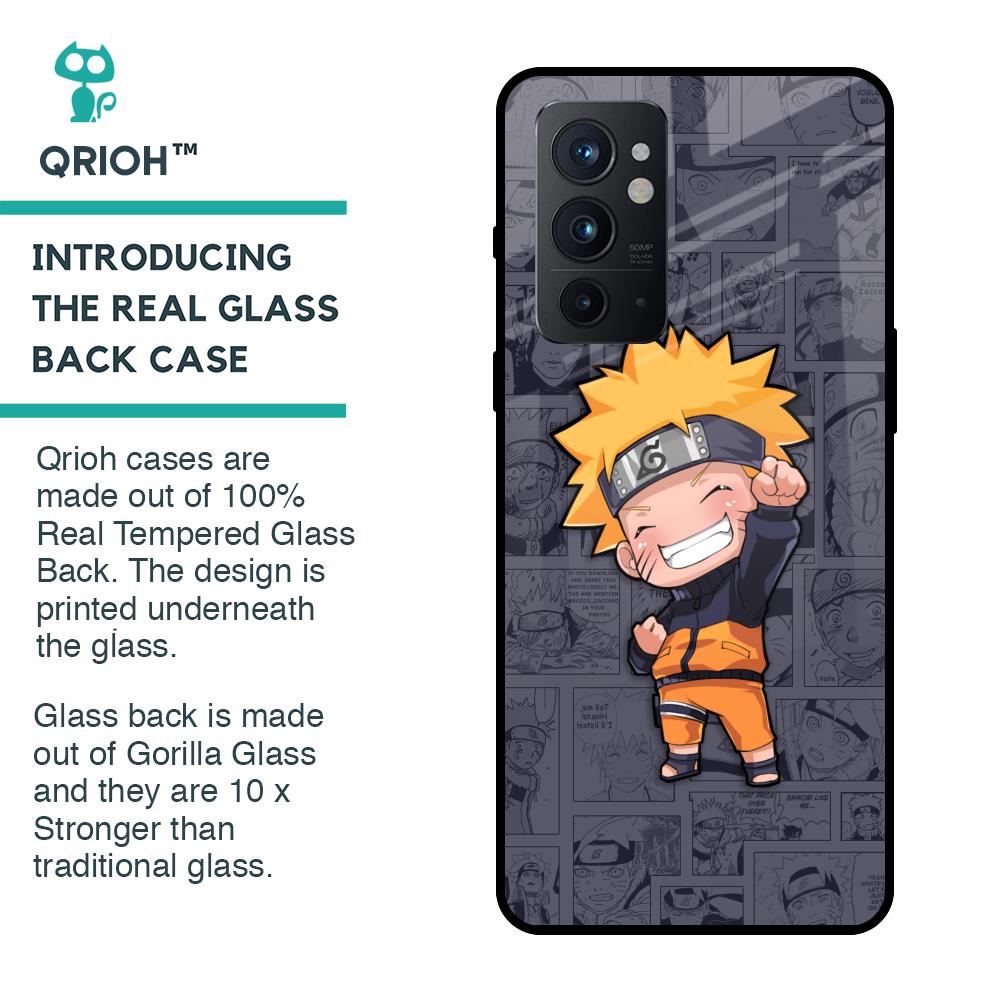Orange Chubby Glass Case for OnePlus 9RT