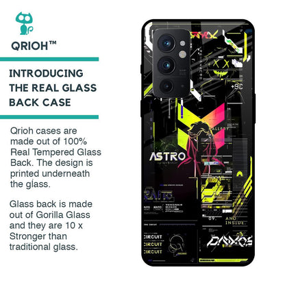 Astro Glitch Glass Case for OnePlus 9RT