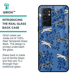 Blue Cheetah Glass Case for OnePlus 9RT