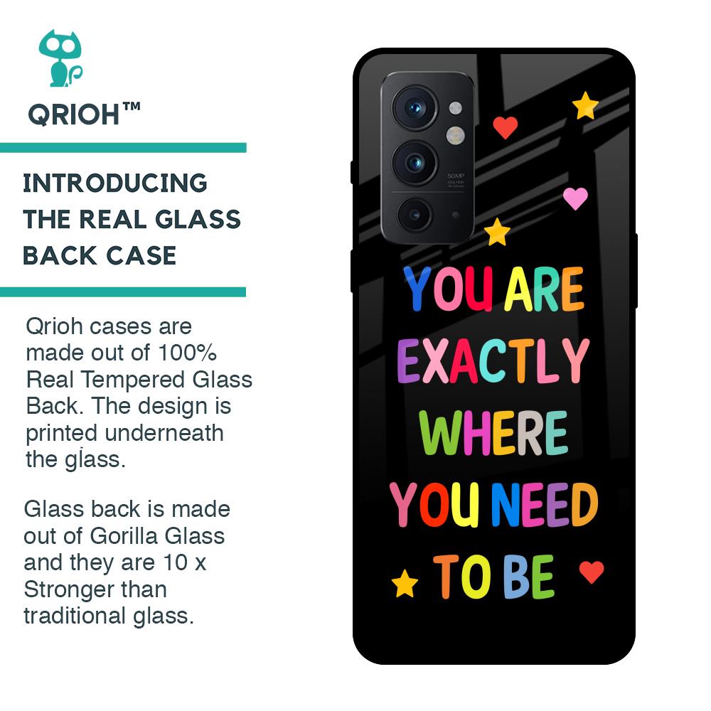 Magical Words Glass Case for OnePlus 9RT