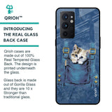 Kitty In Pocket Glass Case For OnePlus 9RT