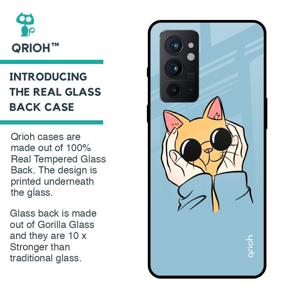 Adorable Cute Kitty Glass Case For OnePlus 9RT
