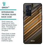 Diagonal Slash Pattern Glass Case for OnePlus 9RT
