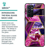 Electroplated Geometric Marble Glass Case for OnePlus 9RT
