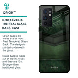 Green Leather Glass Case for OnePlus 9RT