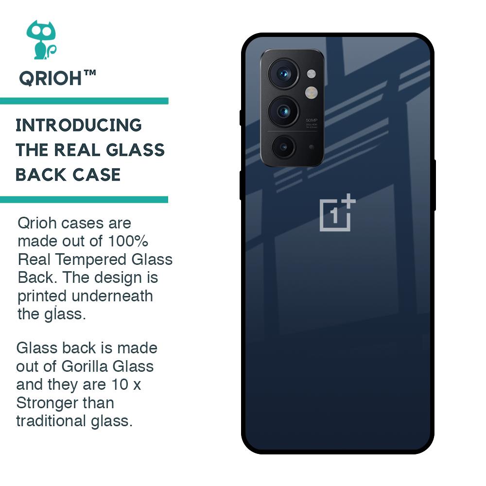 Overshadow Blue Glass Case For OnePlus 9RT