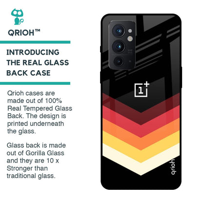 Abstract Arrow Pattern Glass Case For OnePlus 9RT