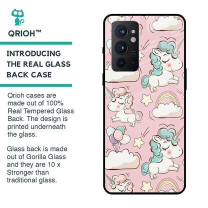 Balloon Unicorn Glass case for OnePlus 9RT