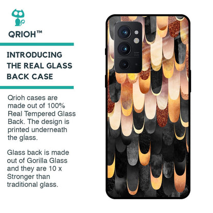 Bronze Abstract Glass Case for OnePlus 9RT