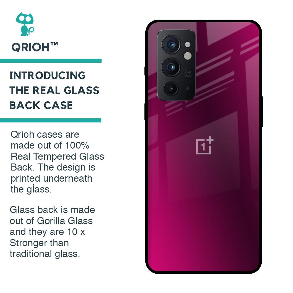 Pink Burst Glass Case for OnePlus 9RT