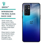 Blue Rhombus Pattern Glass Case for OnePlus 9RT