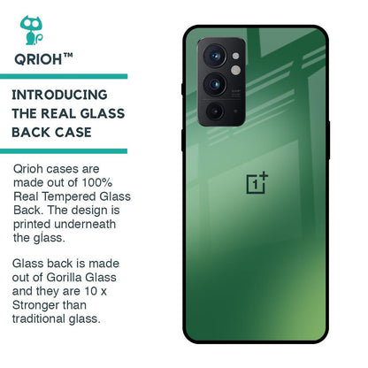 Green Grunge Texture Glass Case for OnePlus 9RT