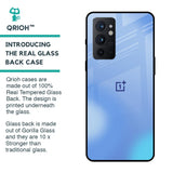 Vibrant Blue Texture Glass Case for OnePlus 9RT