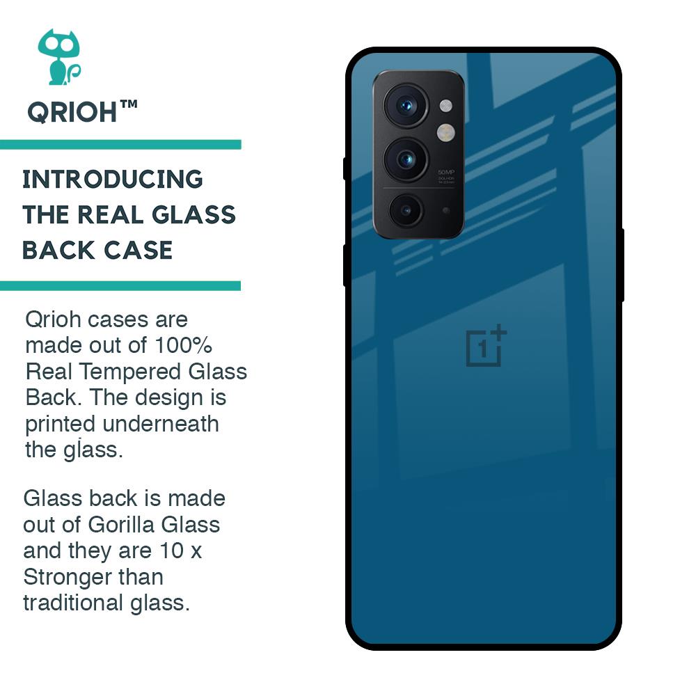 Cobalt Blue Glass Case for OnePlus 9RT
